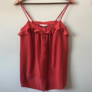 Rebecca Taylor Button Up Blouse 100% Silk